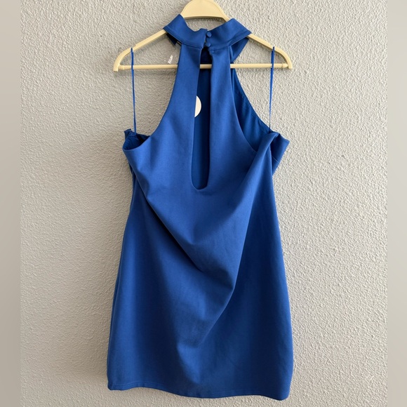 NWT Remi x Revolve Carli Mini Dress in Bright Blue Size 1X - Picture 3 of 5